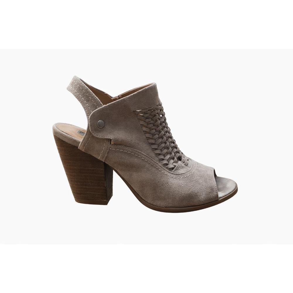 Not Rated Taupe Suede Heels – Size 8 - Picture 3 of 8